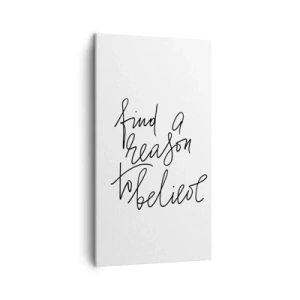 Tablou pe pânză - Este posibil - 45x80 cm