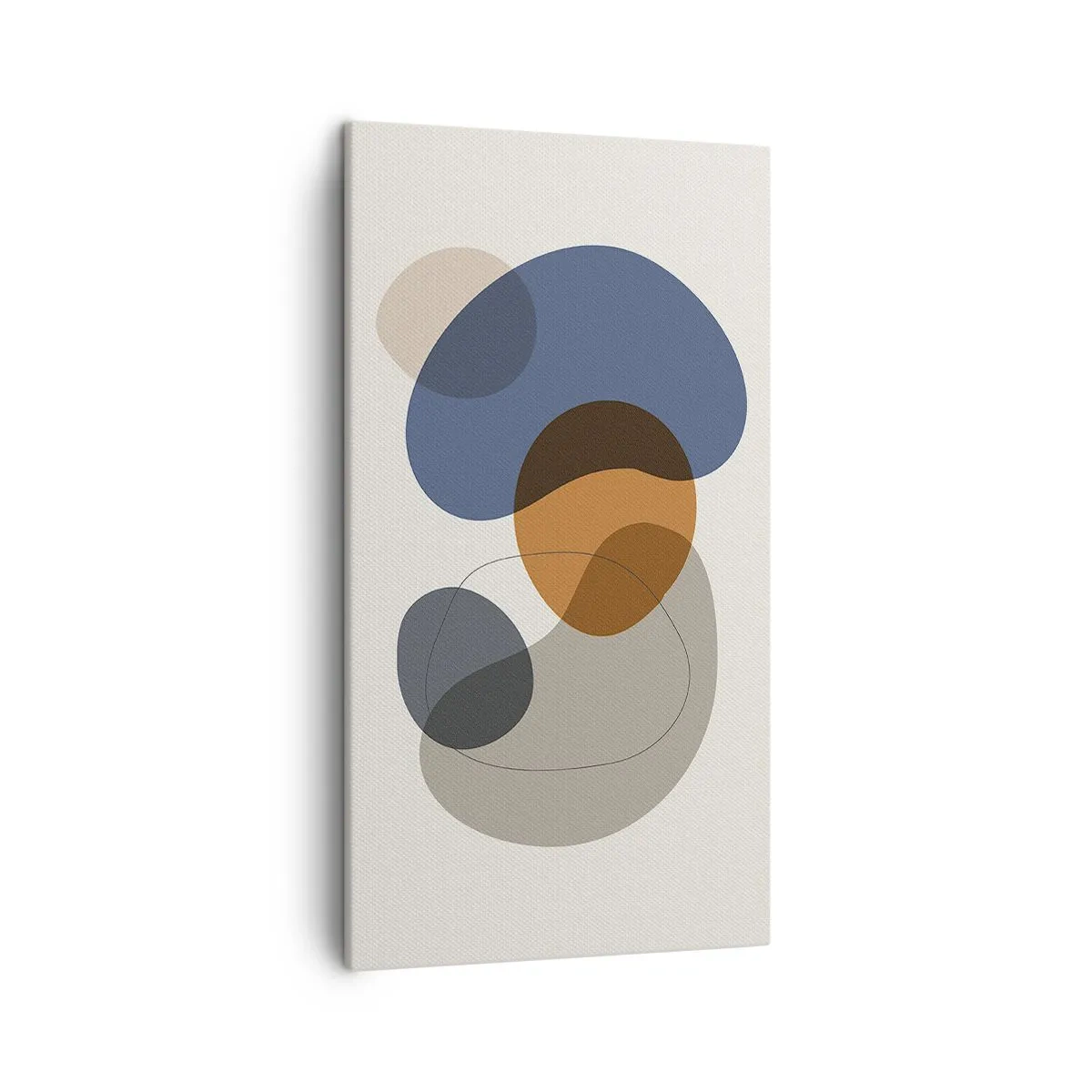 Tablou pe pânză - Picături de culoare - 45x80 cm