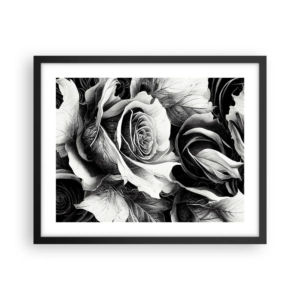 Poster în ramă neagră - Mereu regina - 50x40 cm