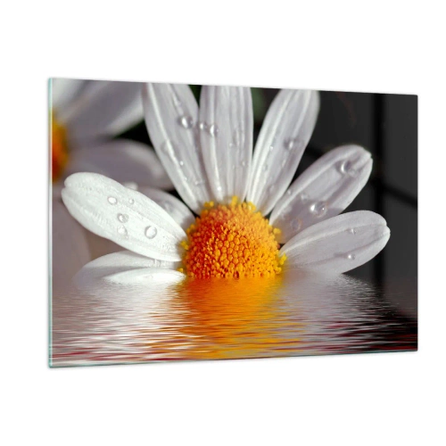 Tablou pe sticlă - Răsăritul soarelui al Margaretei - 120x80 cm