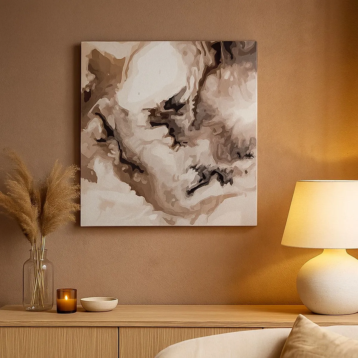 Tablou pe pânză - Nașterea unei galaxii - 30x30 cm