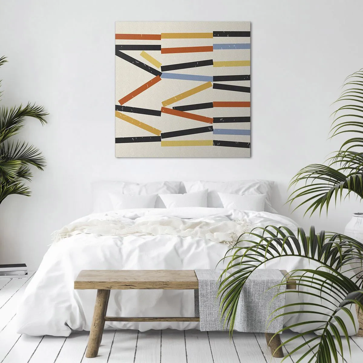 Tablou pe pânză - Compoziție la nivel - 50x50 cm