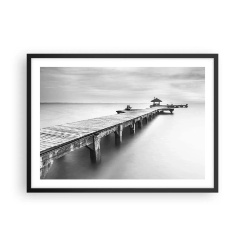 Poster în ramă neagră - În depărtare - 70x50 cm