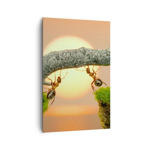 Tablou pe pânză - Cooperare veselă - 80x120 cm