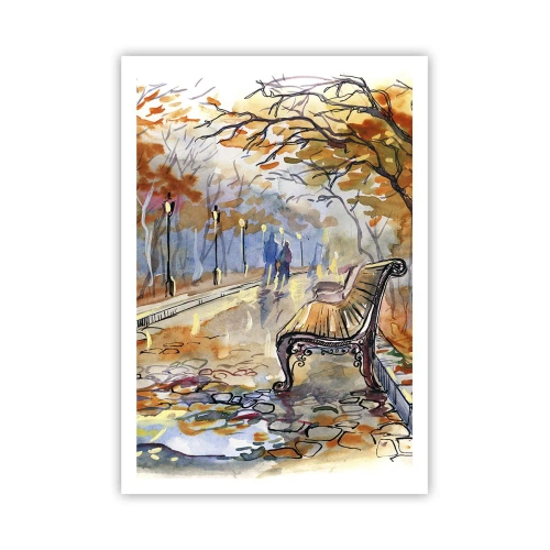 Poster - Pășim împreună în toamnă - 70x100 cm