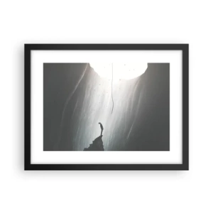 Poster în ramă neagră - Există întotdeauna o cale de ieșire - 40x30 cm