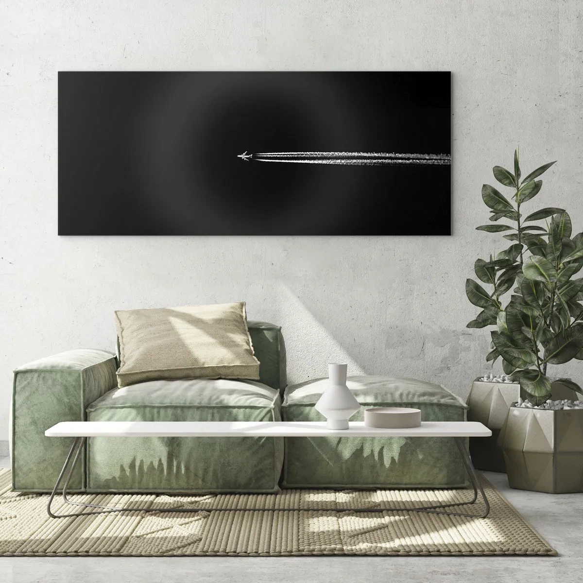 Tablou pe sticlă - Într-o altă dimensiune - 120x50 cm