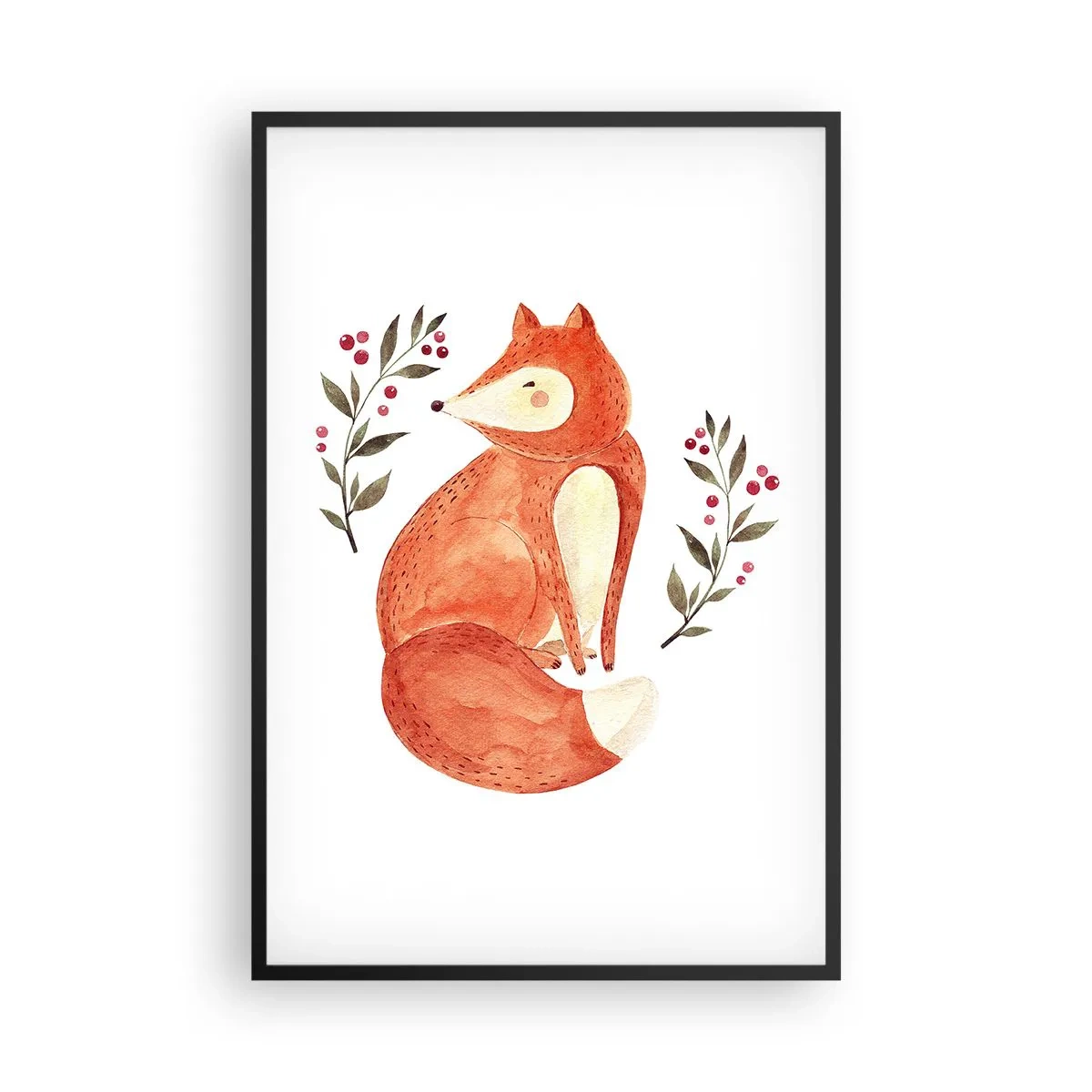 Poster în ramă neagră - Micuțul roșcat - 61x91 cm