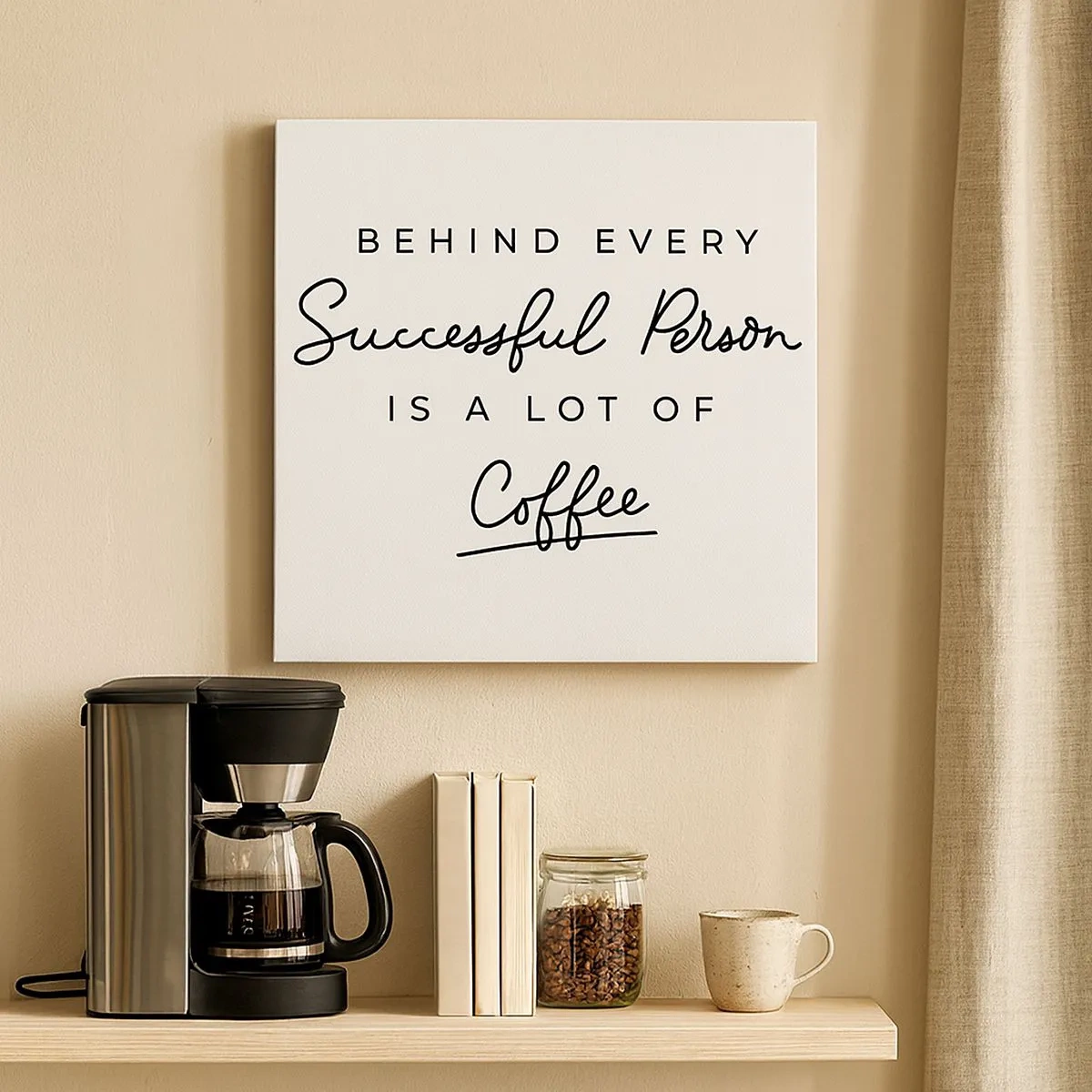 Tablou pe pânză - Secretul succesului - 30x30 cm