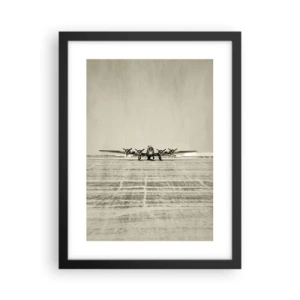 Poster în ramă neagră - Pregătit, ca întotdeauna - 30x40 cm