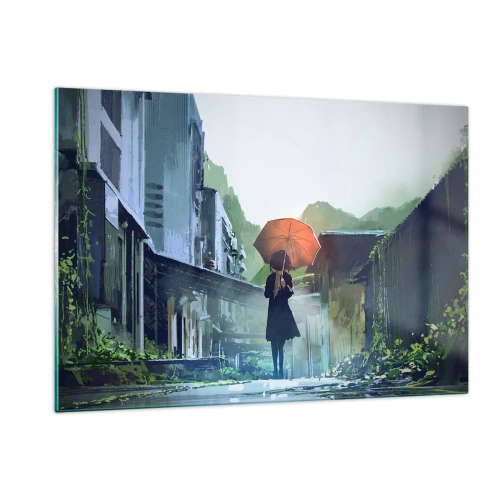 Tablou pe sticlă - Ploaie revitalizantă - 120x80 cm