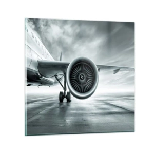 Tablou pe sticlă - Ce putere! - 70x70 cm