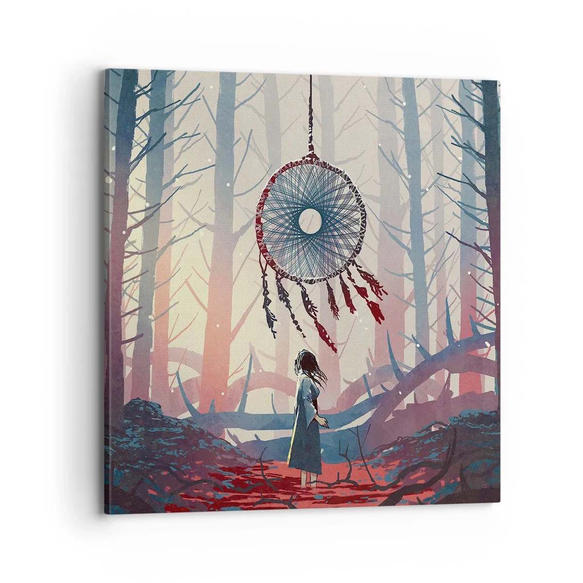 Tablou pe pânză - Ritualul secret al fericirii - 70x70 cm