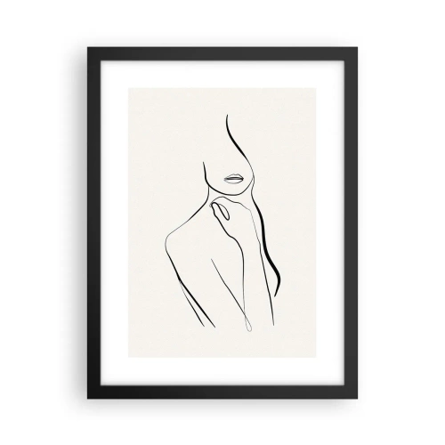 Poster în ramă neagră - Val de melancolie - 30x40 cm