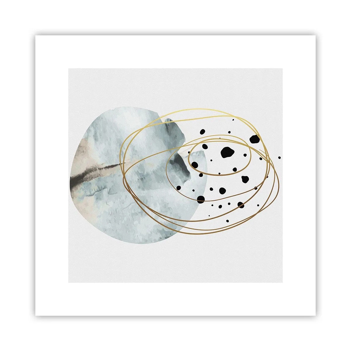 Poster - În îmbrățișarea spațiului - 30x30 cm