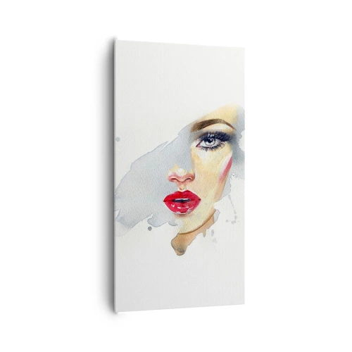 Tablou pe pânză - Reflecție într-o picătură de apă - 65x120 cm