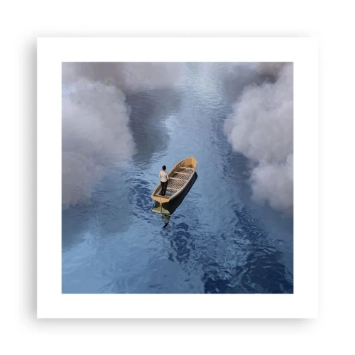 Poster - Viață - călătorie - necunoscut - 40x40 cm