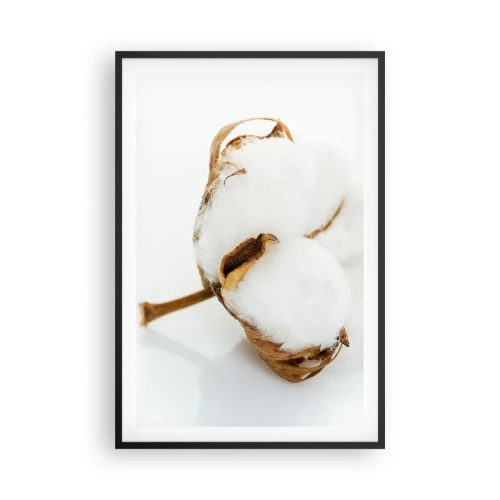 Poster în ramă neagră - Moale prin natură - 61x91 cm