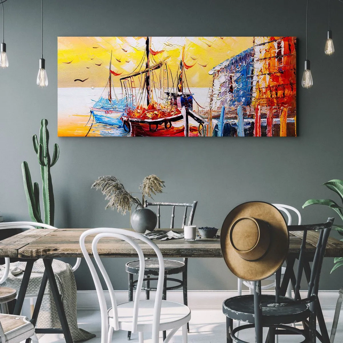 Tablou pe pânză - Întoarcere fericită - 140x50 cm