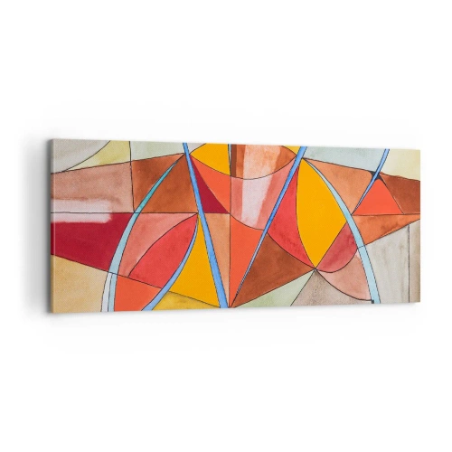 Tablou pe pânză - Carusel, carusel de vise - 100x40 cm