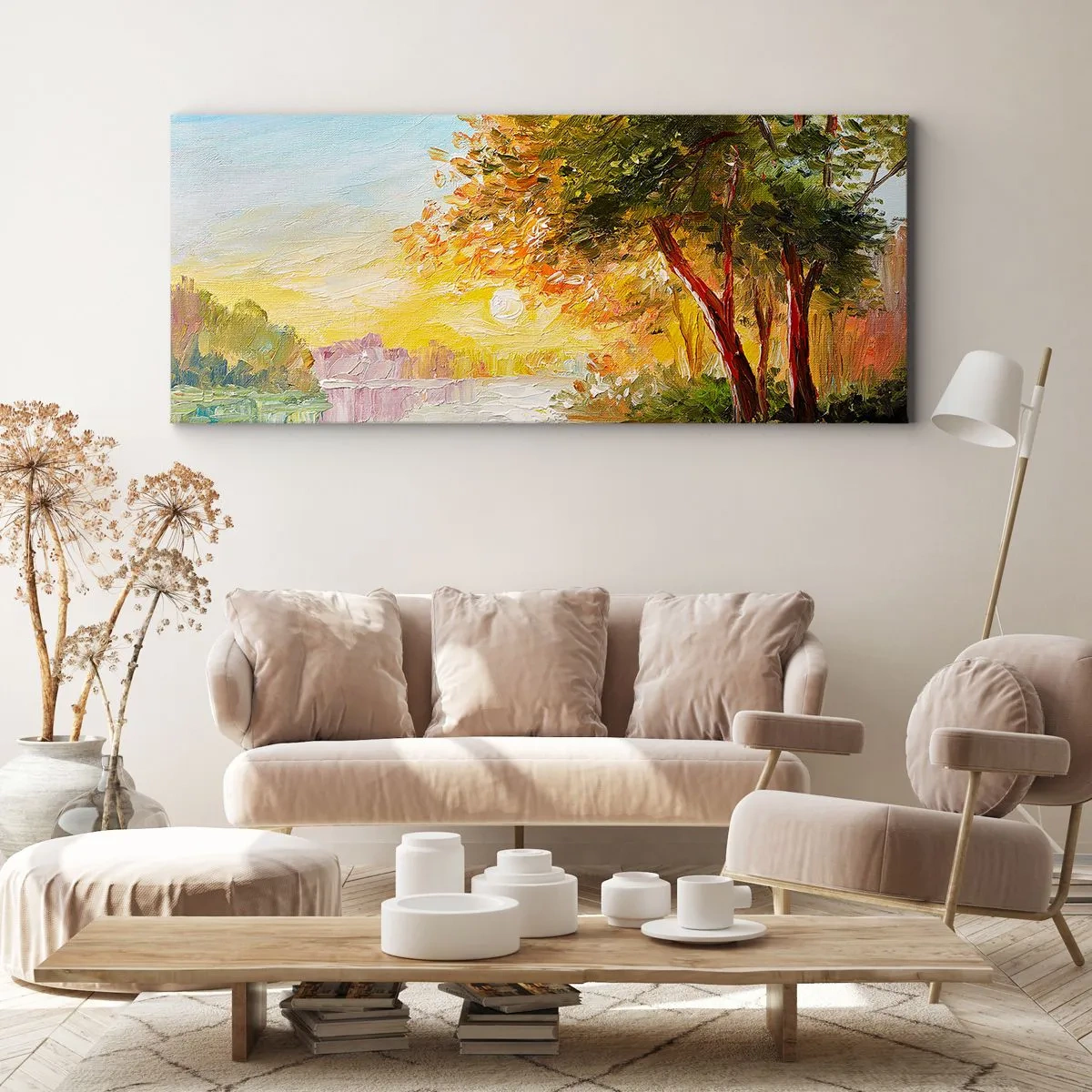 Tablou pe pânză - Et in Arcadia ego - 100x40 cm