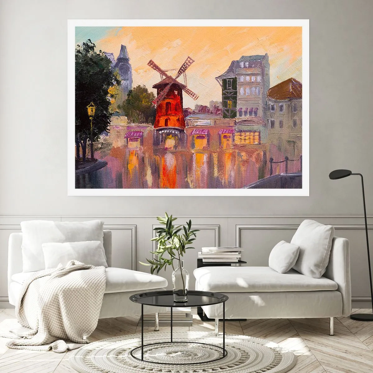 Poster - Icoane pariziene - Moulin Rouge - 100x70 cm