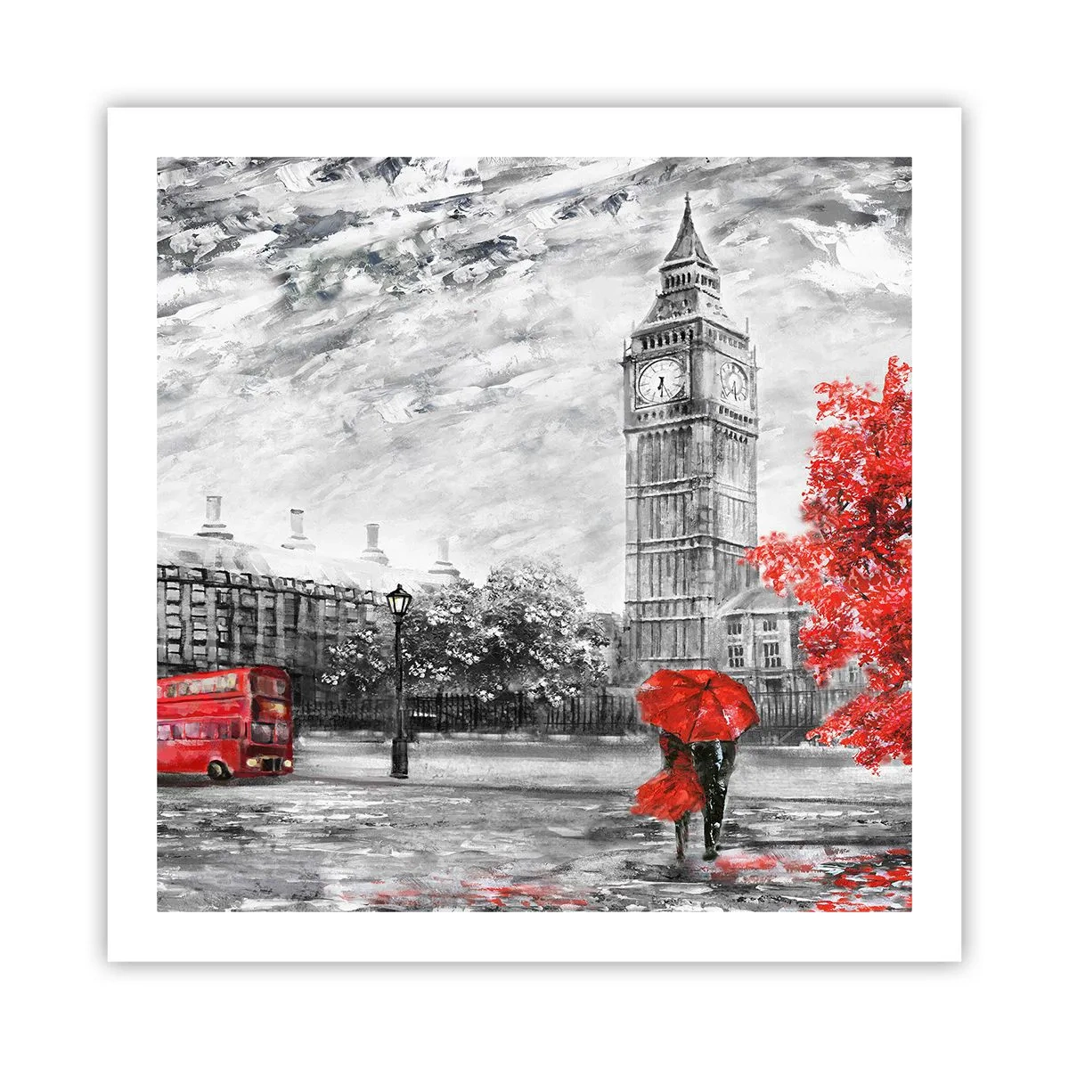 Poster - O zi excitantă - 60x60 cm