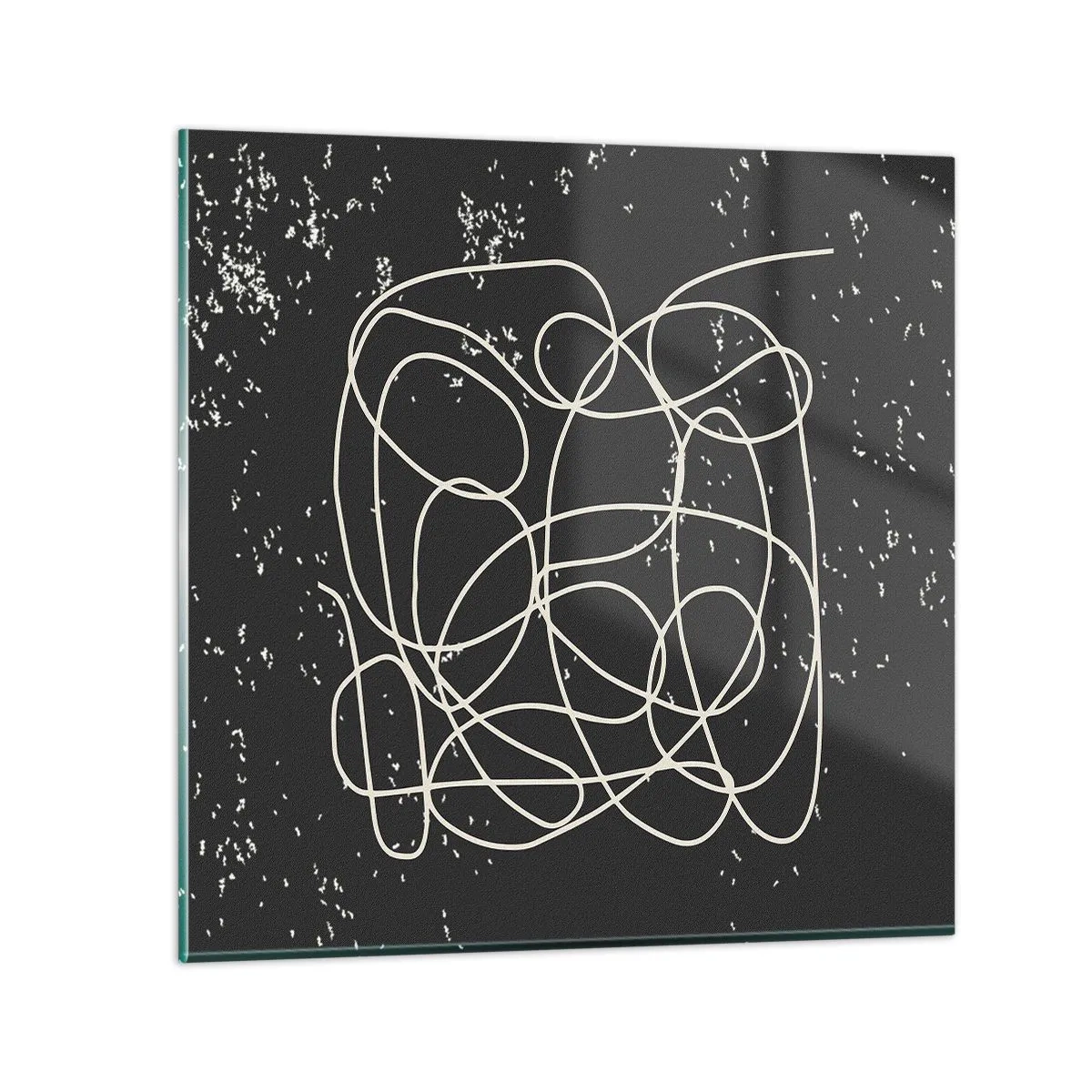 Tablou pe sticlă - Gânduri rătăcitoare - 60x60 cm