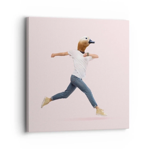 Tablou pe pânză - Un strop de absurditate - 30x30 cm