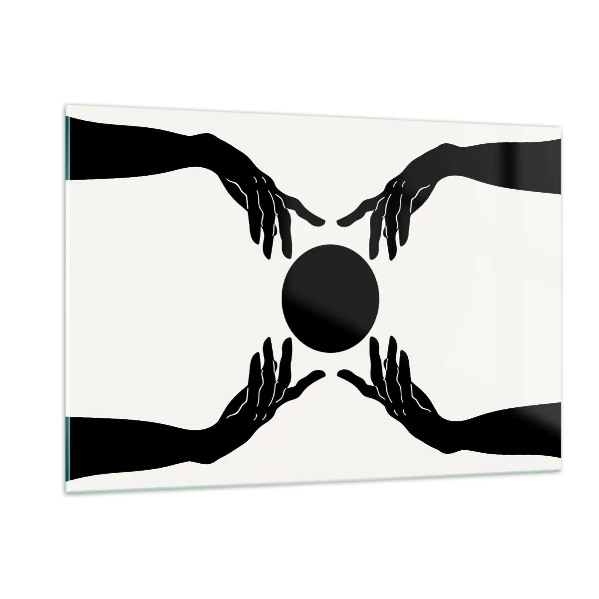 Tablou pe sticlă - Semnul secret - 120x80 cm