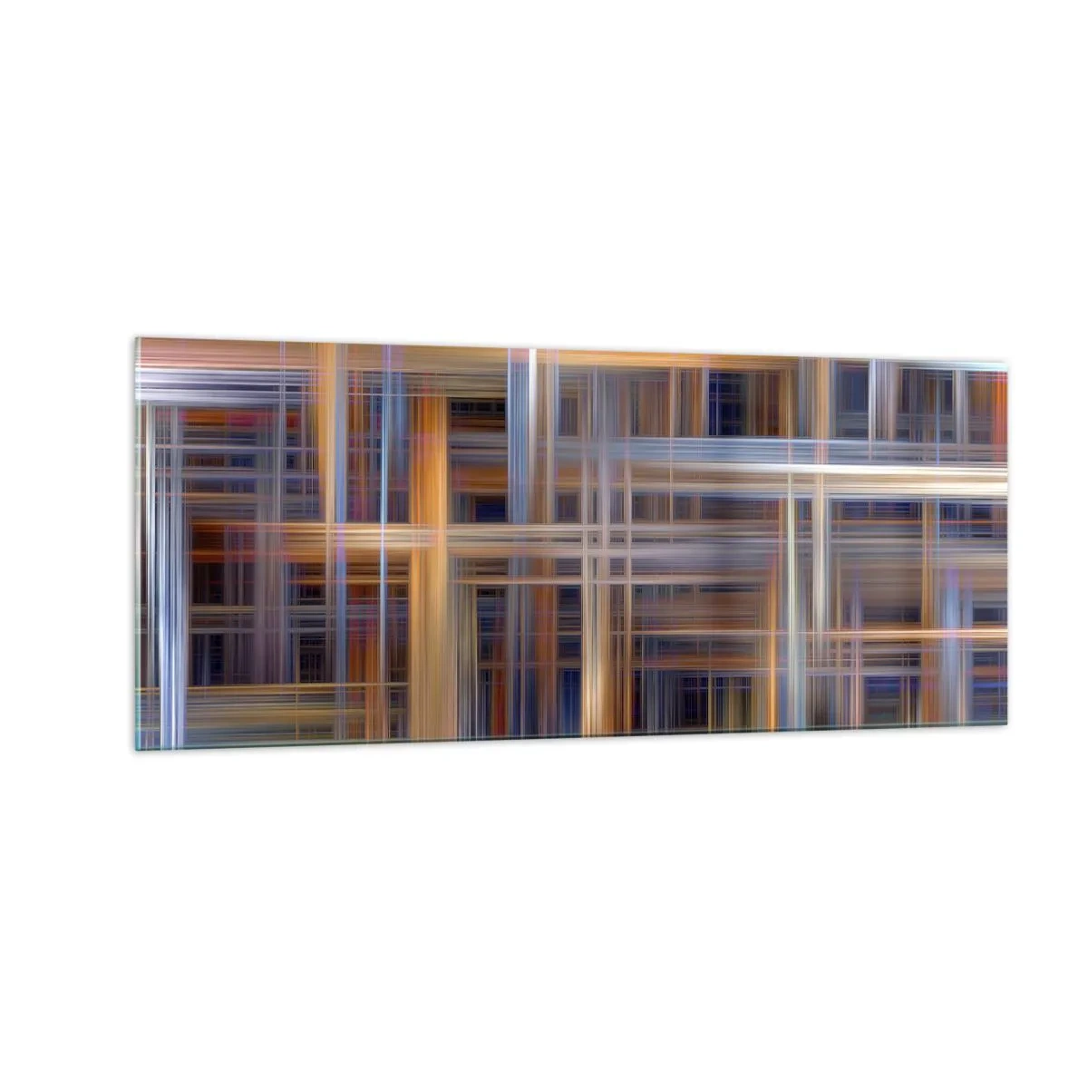 Tablou pe sticlă - Țesut din lumină - 100x40 cm
