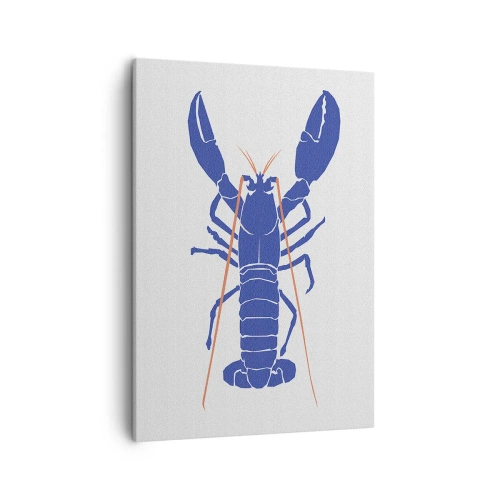 Tablou pe pânză - Homar rafinat albastru închis - 50x70 cm
