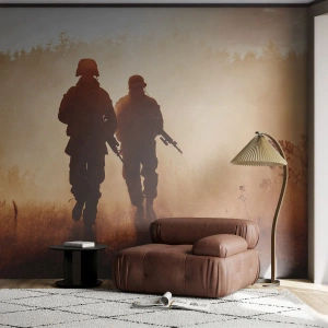 Tapet Premium Canvas - Call of Duty - Soldat, Puşcă, Militar - 500x350 cm