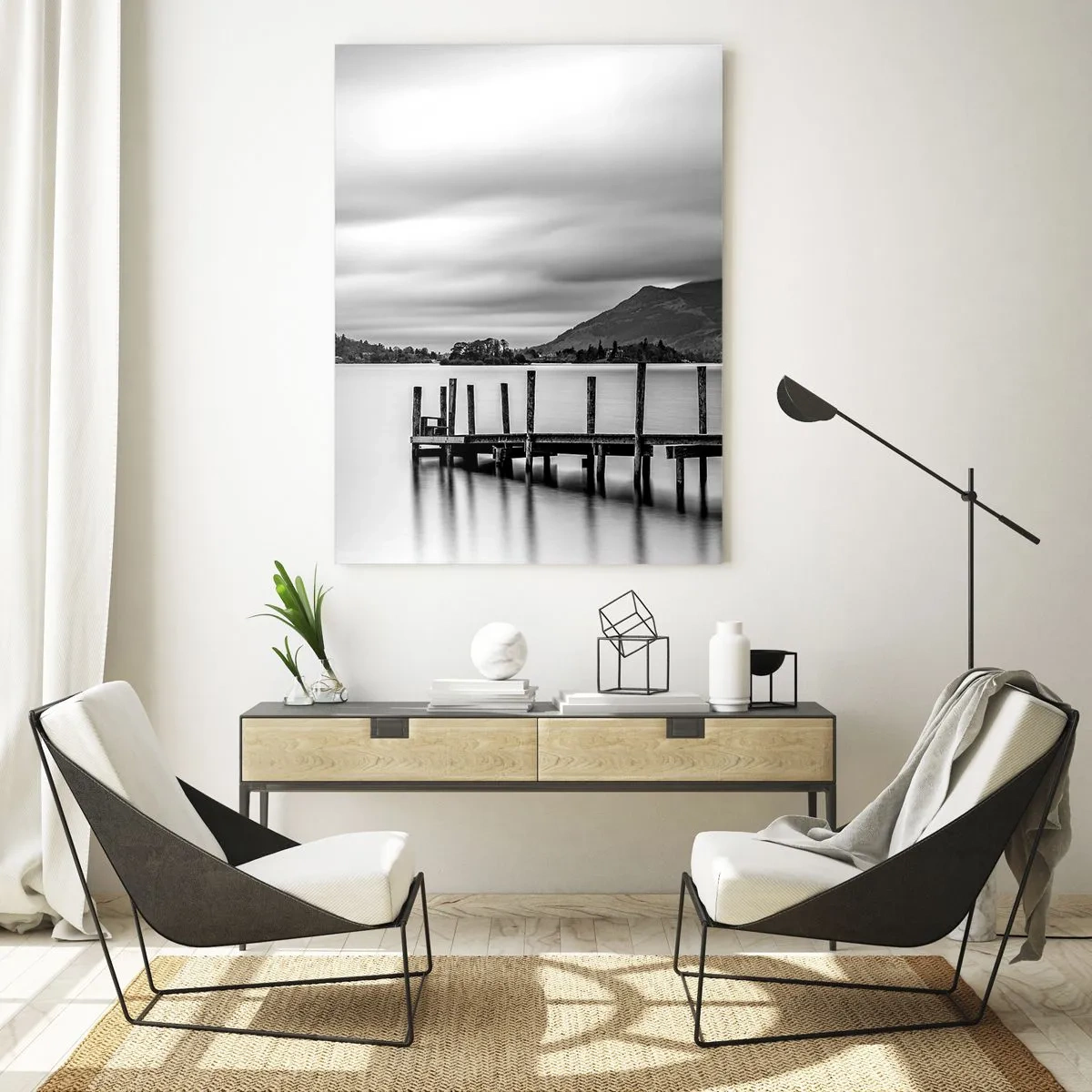 Tablou pe sticlă - Blândețe și putere - 50x70 cm