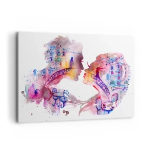 Tablou pe pânză - Podul secret al suspinelor - 100x70 cm