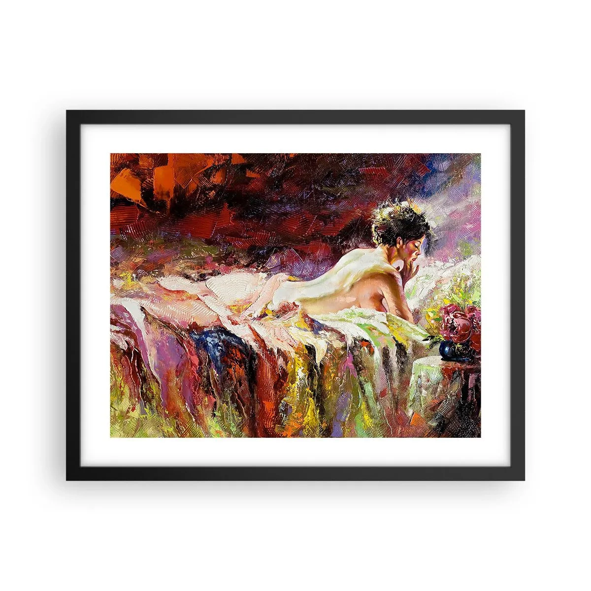 Poster în ramă neagră - Venus în gând - 50x40 cm