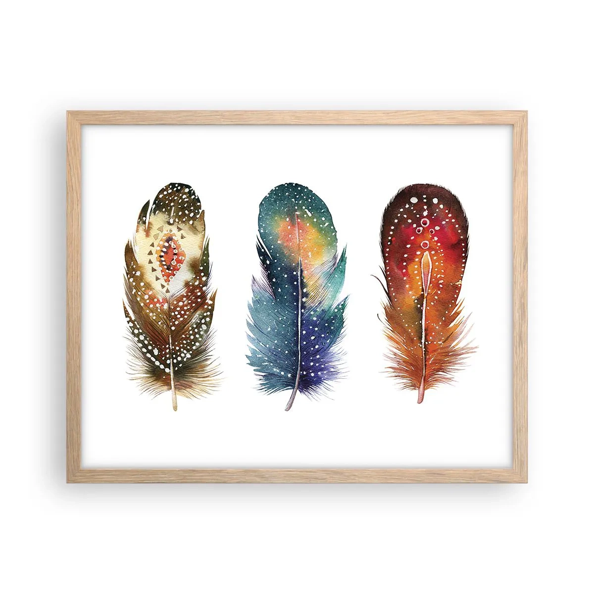 Poster în ramă de stejar deschis - Ritualuri, rituri, mistere - 50x40 cm