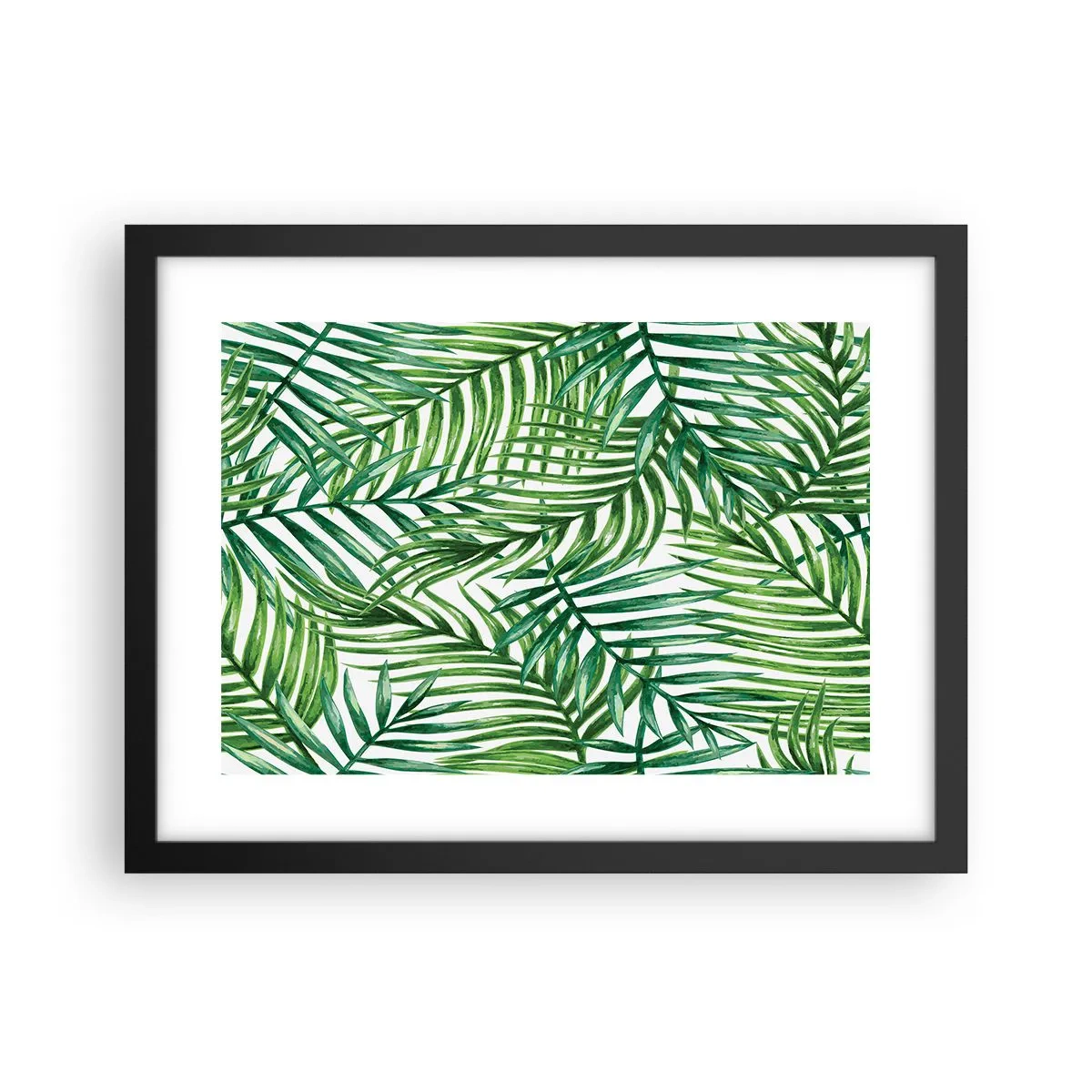 Poster în ramă neagră - Sub bolta verde - 40x30 cm
