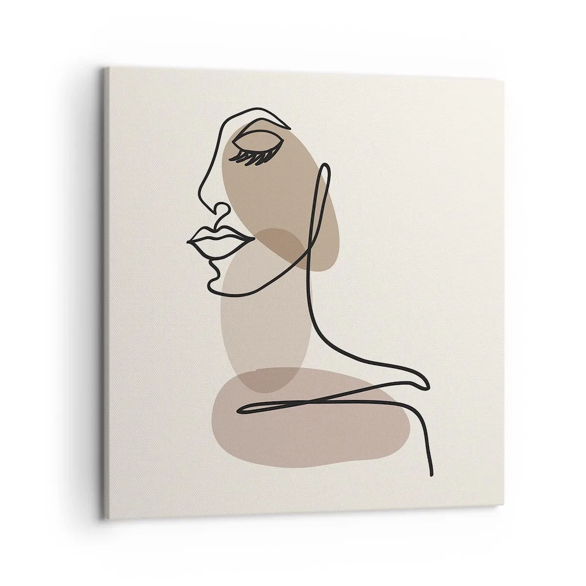 Tablou pe pânză - O anumită linie de frumusețe - 50x50 cm