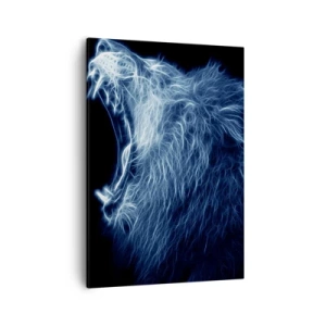 Tablou pe pânză - Mânia înflăcărată a regelui - 50x70 cm