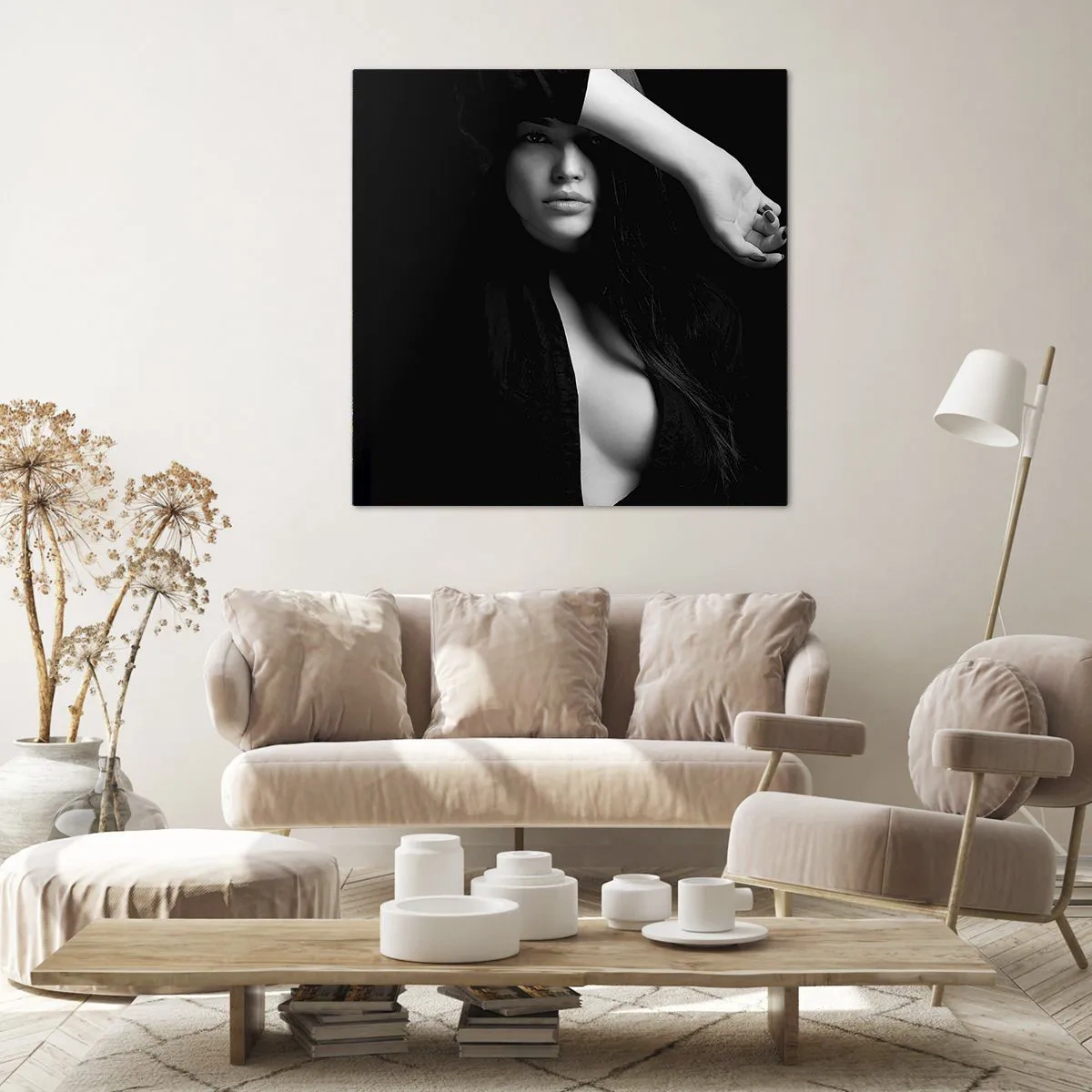 Tablou pe pânză - Școala de seducție - 70x70 cm