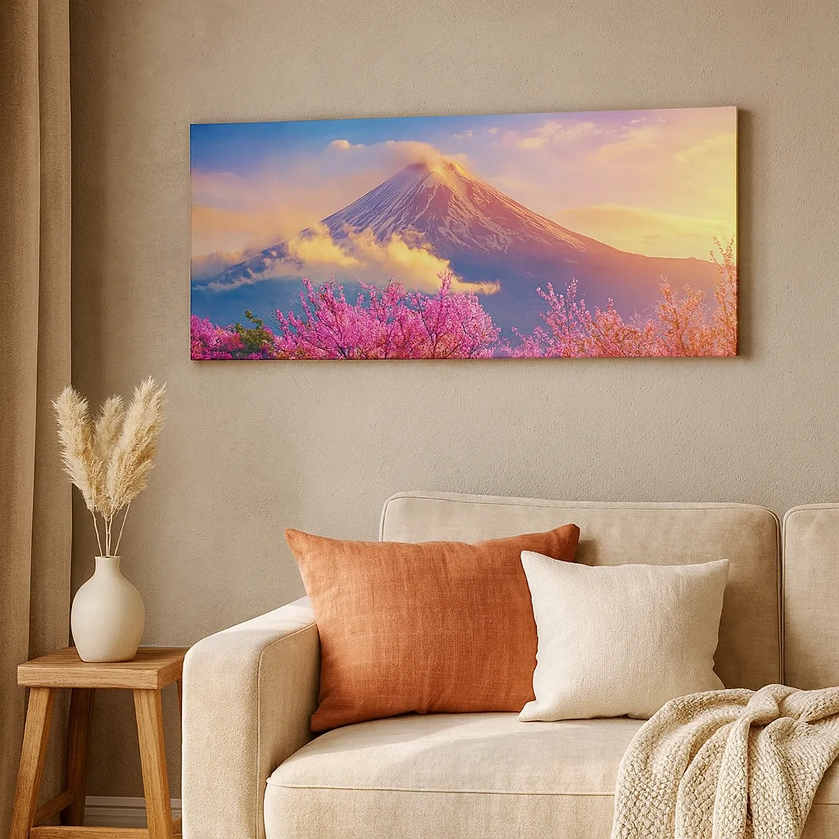 Tablou pe pânză - În reverie, în ceață - 30x30 cm