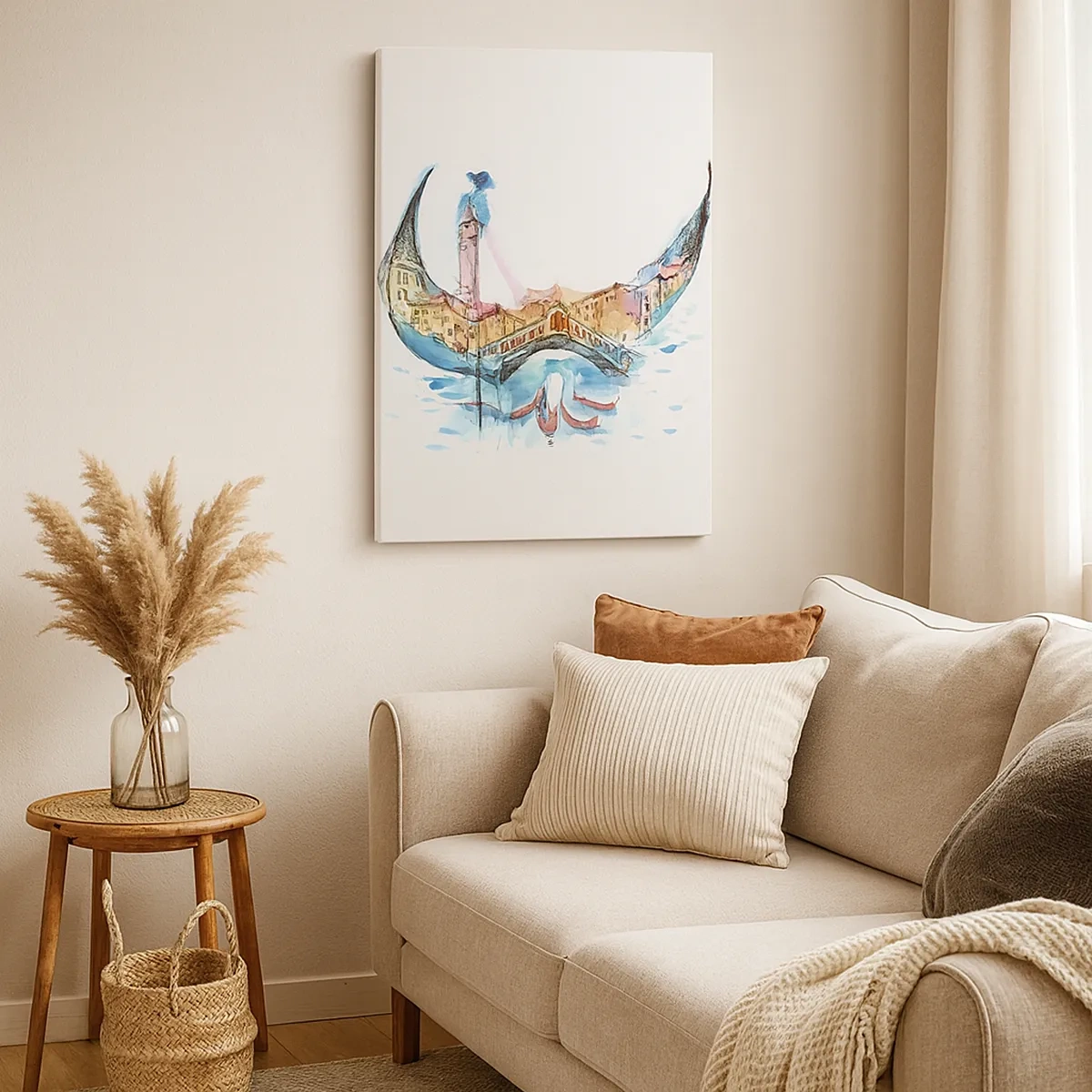 Tablou pe pânză - Croazieră prin oraș - 50x70 cm