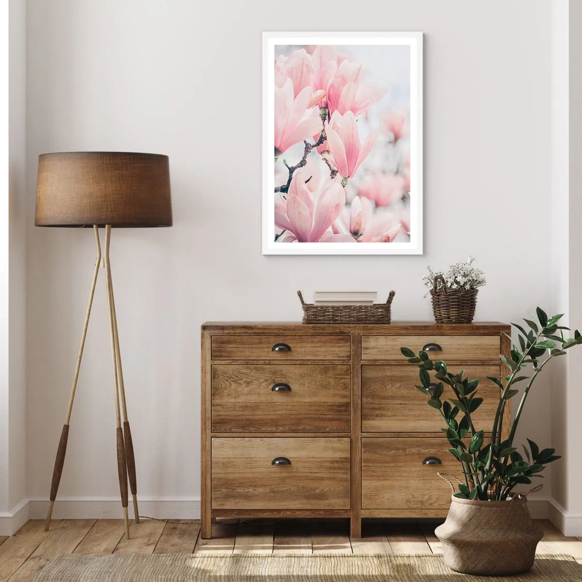 Poster în ramă albă - Idealul de subtilitate - 61x91 cm