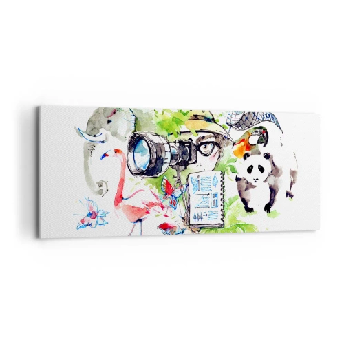 Tablou pe pânză - Prin obiectivul unui călător - 120x50 cm