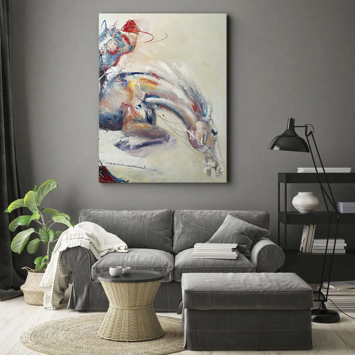 Tablou pe pânză - Ai grijă, să zburăm - 45x80 cm