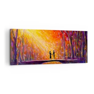 Tablou pe pânză - Și cerul îi iubește - 100x40 cm