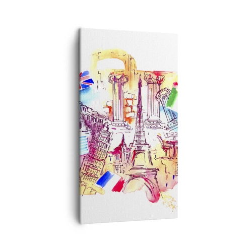 Tablou pe pânză - Turneu european - 45x80 cm