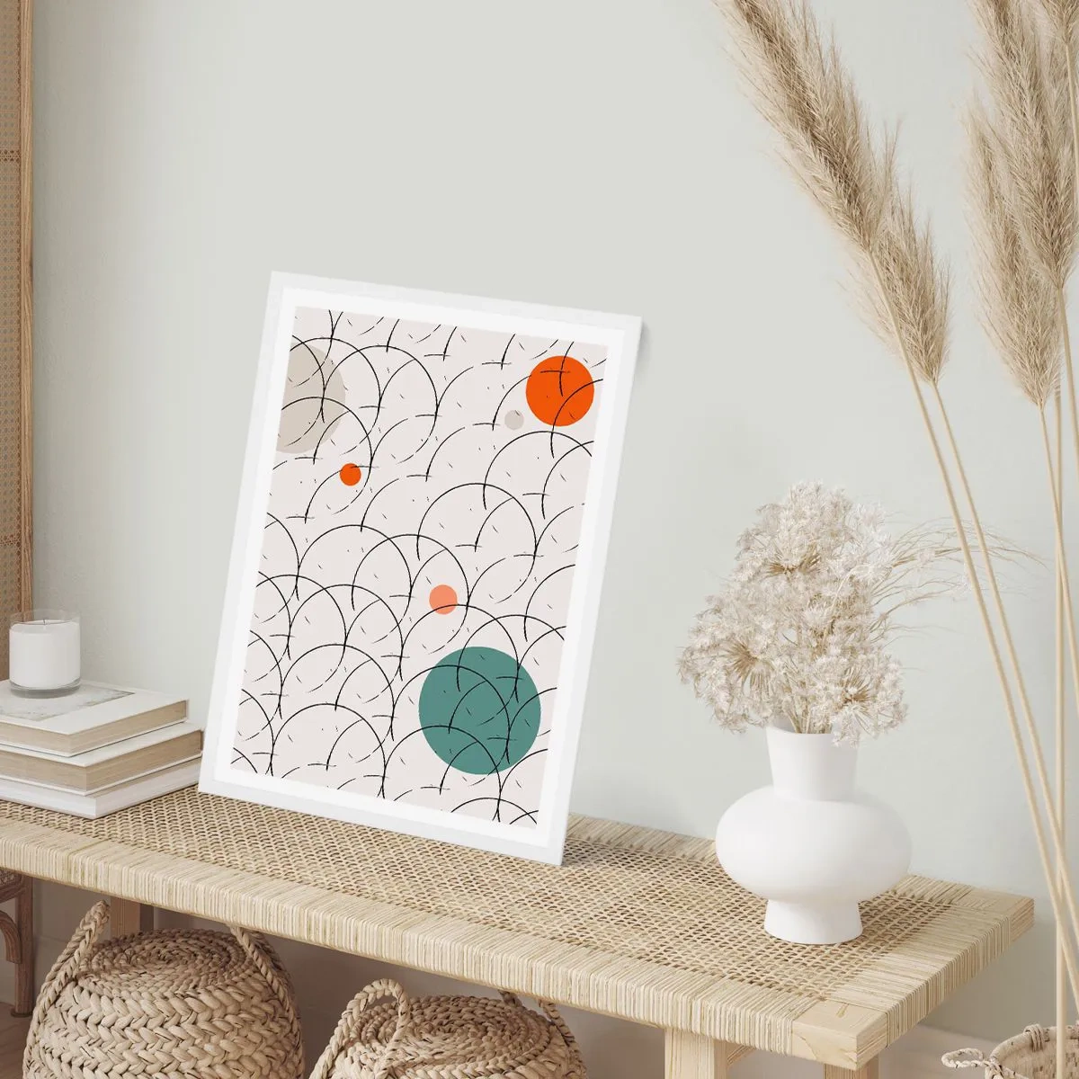 Poster în ramă albă - În spiritul pop-art - 30x40 cm