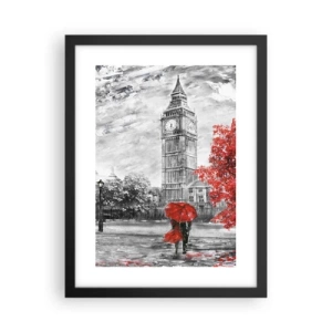 Poster în ramă neagră - O zi excitantă - 30x40 cm